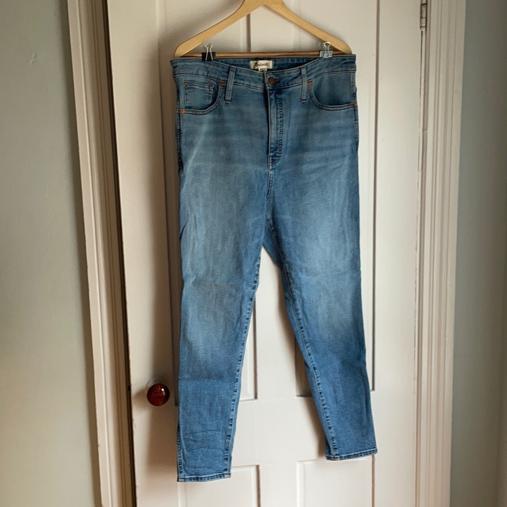 10” High Rise Skinny Madewell Jeans | 33
